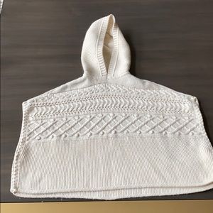 Gap Girls Hooded Knit Poncho